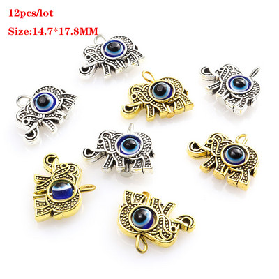 10-20 tk Fatima Hamsa käsisinine türgi kurja silma võlusid loomad liblikas lehed õnnesilma võlu DIY kaelakee meisterdamine