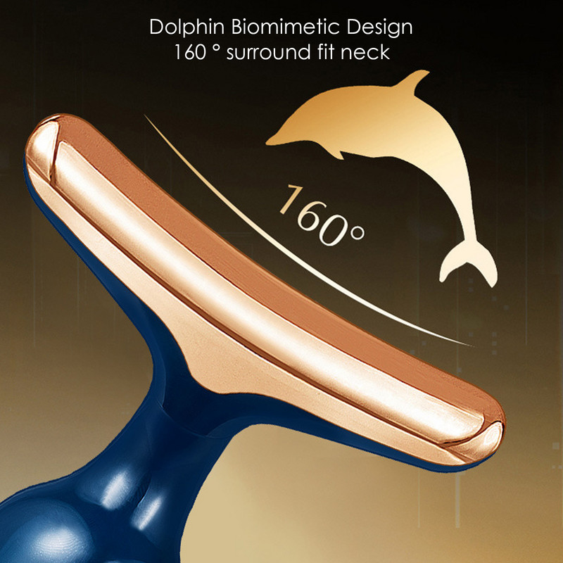 3-ühes multifunktsionaalne näomasseerija kaela näo-silmamassaaži sissejuhatus mikrovoolu naha noorendamiseks vananemisvastane iluseade