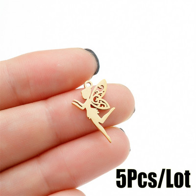 Lucky Guardian Angel Ristimise isetehtud rippuvad kaelakee roostevabast terasest ripatsidega ehete tegemiseks