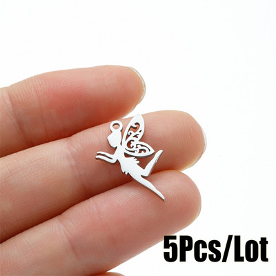 Lucky Guardian Angel Ristimise isetehtud rippuvad kaelakee roostevabast terasest ripatsidega ehete tegemiseks