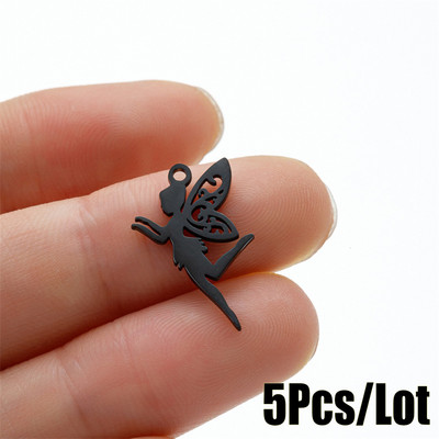 Lucky Guardian Angel Ristimise isetehtud rippuvad kaelakee roostevabast terasest ripatsidega ehete tegemiseks