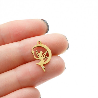 Lucky Guardian Angel Ristimise isetehtud rippuvad kaelakee roostevabast terasest ripatsidega ehete tegemiseks