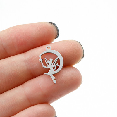 Lucky Guardian Angel Ristimise isetehtud rippuvad kaelakee roostevabast terasest ripatsidega ehete tegemiseks