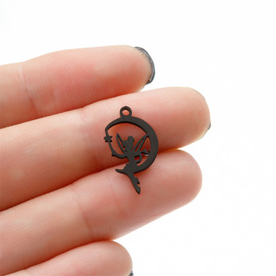 Lucky Guardian Angel Ristimise isetehtud rippuvad kaelakee roostevabast terasest ripatsidega ehete tegemiseks