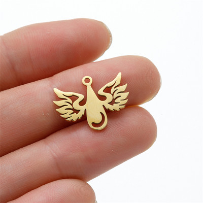 Lucky Guardian Angel Ristimise isetehtud rippuvad kaelakee roostevabast terasest ripatsidega ehete tegemiseks