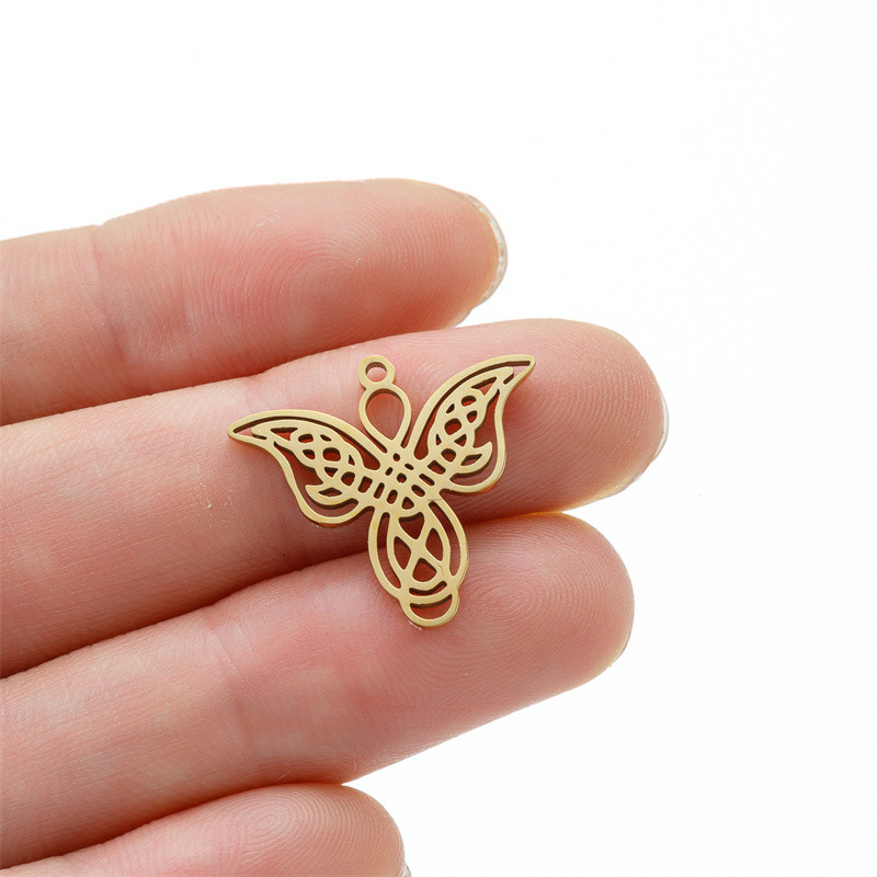 Lucky Guardian Angel Ristimise isetehtud rippuvad kaelakee roostevabast terasest ripatsidega ehete tegemiseks