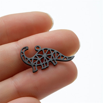 5 tk/partii roostevabast terasest multifilm Armas dinosauruse metallist võlusid kõrvarõngas käevõru isetehtud kaelakee ehete hulgimüük