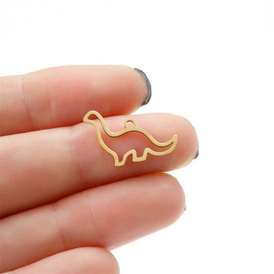 5 tk/partii roostevabast terasest multifilm Armas dinosauruse metallist võlusid kõrvarõngas käevõru isetehtud kaelakee ehete hulgimüük