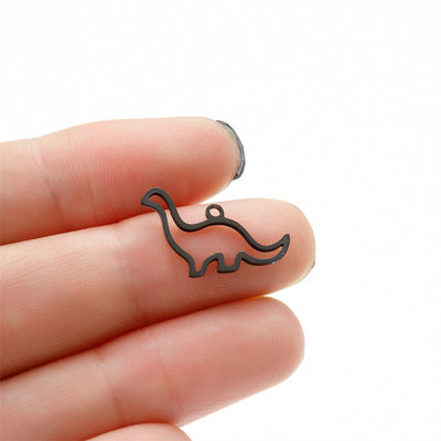 5 tk/partii roostevabast terasest multifilm Armas dinosauruse metallist võlusid kõrvarõngas käevõru isetehtud kaelakee ehete hulgimüük