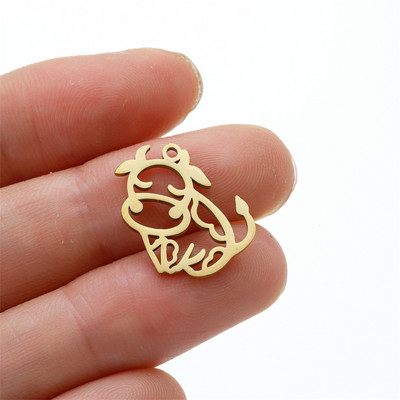 5 tk/partii roostevabast terasest multifilm Armas dinosauruse metallist võlusid kõrvarõngas käevõru isetehtud kaelakee ehete hulgimüük