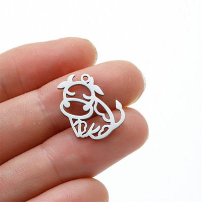 5 tk/partii roostevabast terasest multifilm Armas dinosauruse metallist võlusid kõrvarõngas käevõru isetehtud kaelakee ehete hulgimüük