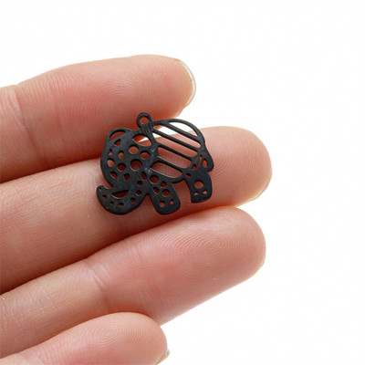 5 tk/partii roostevabast terasest multifilm Armas dinosauruse metallist võlusid kõrvarõngas käevõru isetehtud kaelakee ehete hulgimüük