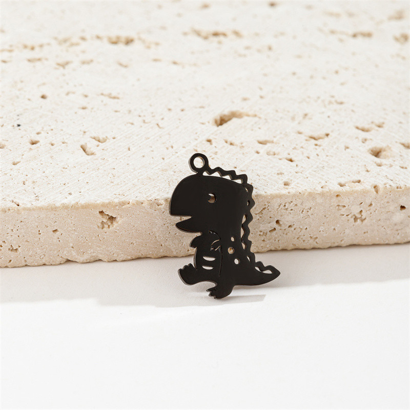 5 tk/partii roostevabast terasest multifilm Armas dinosauruse metallist võlusid kõrvarõngas käevõru isetehtud kaelakee ehete hulgimüük