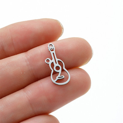 5kom glazbenih nota instrument konektor šarm od nehrđajućeg čelika za žene Diy pribor za izradu nakita ogrlica šarm privjesak