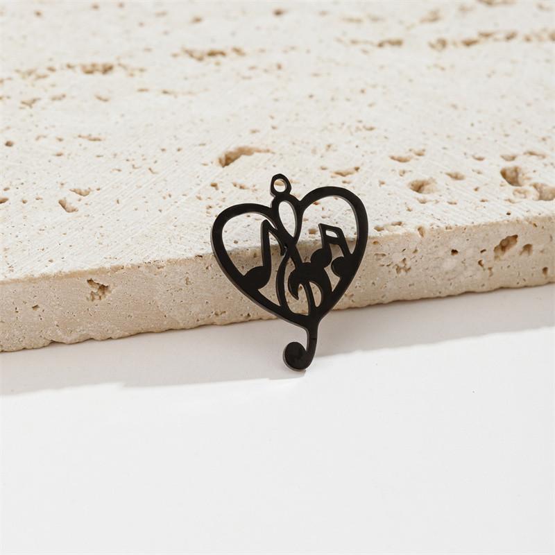 5kom glazbenih nota instrument konektor šarm od nehrđajućeg čelika za žene Diy pribor za izradu nakita ogrlica šarm privjesak