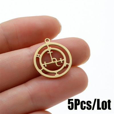 Täht ja päike Saturn roostevabast terasest ripats võlusid ehtelooming naistele isetehtud võlu käevõru kaasaegne kaunistus nipsasju