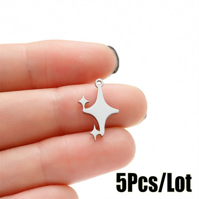 Täht ja päike Saturn roostevabast terasest ripats võlusid ehtelooming naistele isetehtud võlu käevõru kaasaegne kaunistus nipsasju