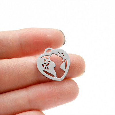 Täht ja päike Saturn roostevabast terasest ripats võlusid ehtelooming naistele isetehtud võlu käevõru kaasaegne kaunistus nipsasju