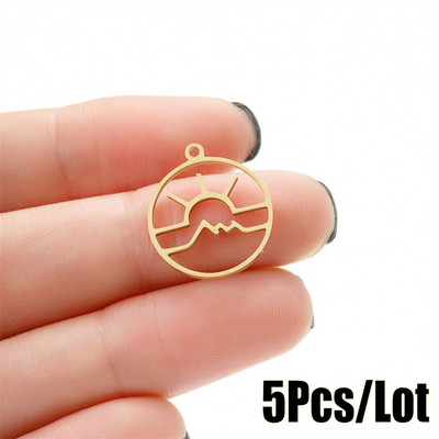 Täht ja päike Saturn roostevabast terasest ripats võlusid ehtelooming naistele isetehtud võlu käevõru kaasaegne kaunistus nipsasju