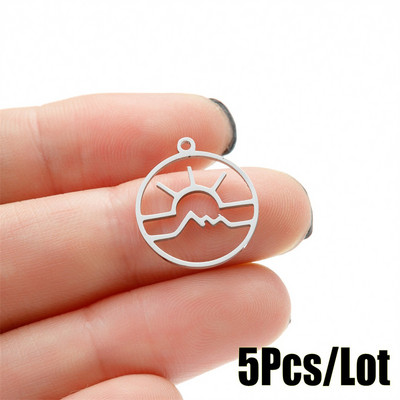 Täht ja päike Saturn roostevabast terasest ripats võlusid ehtelooming naistele isetehtud võlu käevõru kaasaegne kaunistus nipsasju