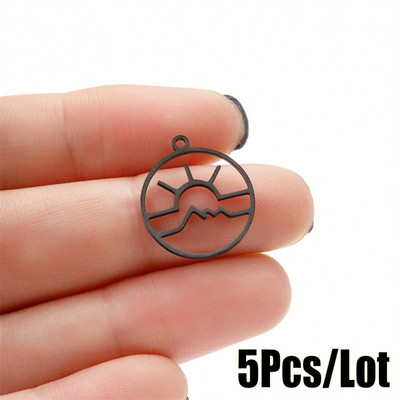 Täht ja päike Saturn roostevabast terasest ripats võlusid ehtelooming naistele isetehtud võlu käevõru kaasaegne kaunistus nipsasju