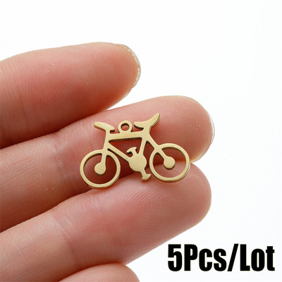 5 vnt./Aikštelė gimnazistas, sportiškas pasidaryk pats kabinamas žavesys mergaitei, nerūdijančio plieno karoliai, papuošalai, didmeninė prekyba