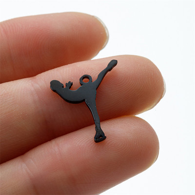 5 vnt./Aikštelė gimnazistas, sportiškas pasidaryk pats kabinamas žavesys mergaitei, nerūdijančio plieno karoliai, papuošalai, didmeninė prekyba