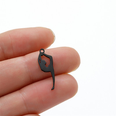 5 vnt./Aikštelė gimnazistas, sportiškas pasidaryk pats kabinamas žavesys mergaitei, nerūdijančio plieno karoliai, papuošalai, didmeninė prekyba