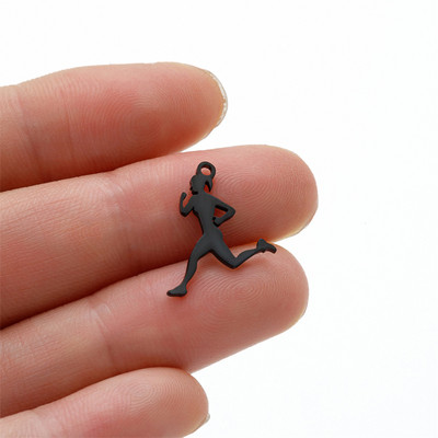 5 vnt./Aikštelė gimnazistas, sportiškas pasidaryk pats kabinamas žavesys mergaitei, nerūdijančio plieno karoliai, papuošalai, didmeninė prekyba