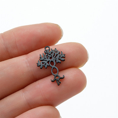 5 tk/partii Sünnipäevakingitus Kaunistus Tüdrukutele Lilled Võluv käevõru komplekt Tarvikute valmistamine Roostevabast terasest ripatsiteehete loomine