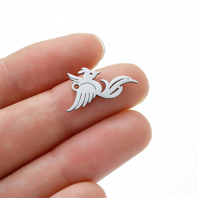 5 tk / partii roostevabast terasest loom lind koolibri kaelakee ripats uudne käevõru võlusid isetegemise tarvikud ehete valmistamiseks