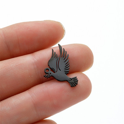 5 tk / partii roostevabast terasest loom lind koolibri kaelakee ripats uudne käevõru võlusid isetegemise tarvikud ehete valmistamiseks