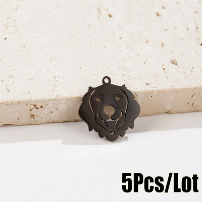 5 tk/partii Prantsuse buldogi võluripats naistele kullast roostevabast terasest loomad lemmikloomad isetehtud ehted kaelakee tarvikud