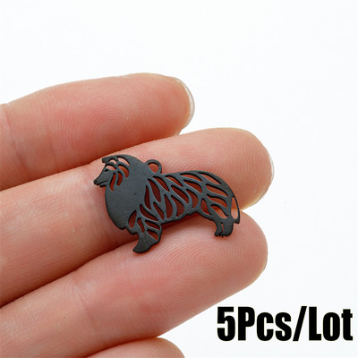 5 tk/partii Prantsuse buldogi võluripats naistele kullast roostevabast terasest loomad lemmikloomad isetehtud ehted kaelakee tarvikud