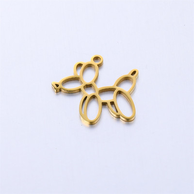 5 tk/partii Prantsuse buldogi võluripats naistele kullast roostevabast terasest loomad lemmikloomad isetehtud ehted kaelakee tarvikud