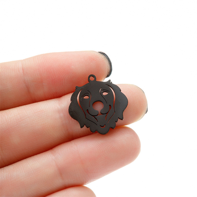 5 tk/partii Prantsuse buldogi võluripats naistele kullast roostevabast terasest loomad lemmikloomad isetehtud ehted kaelakee tarvikud