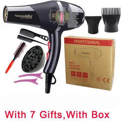 2100 W professionaalne võimas föön, kiire soojendus, kuuma ja külma reguleerimine, ioonõhuga föön juuksesalongis kasutamiseks