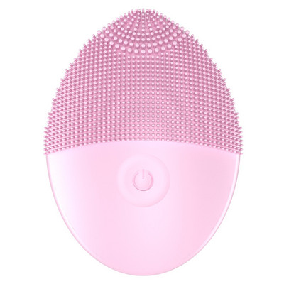 Perie electrică de curăţare a pielii din silicon Masaj de curăţare Perie de faţă Vibraţie Sonic Cleanser Maşină de perie facială cu pori adânci