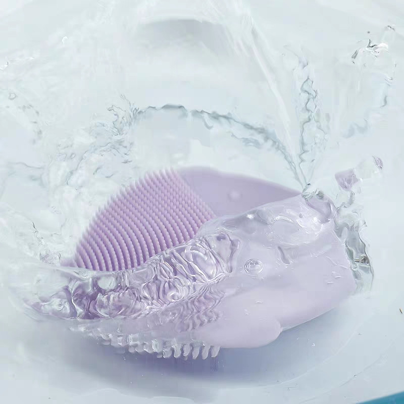 Elektriline silikoonist näohari puhastav nahamassaaži näopintsel Vibration Sonic Cleanser Deep Pore näoharja masin