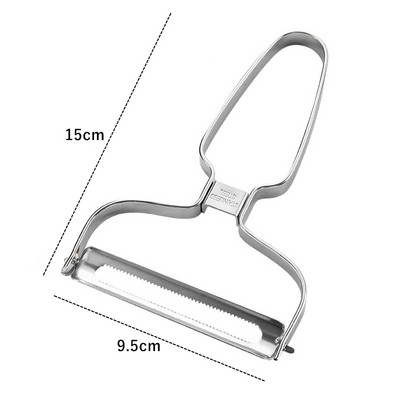 Daržovių kopūstų smulkintuvai nerūdijančio plieno bulvių skustukas, smulkintuvas Rankinis vaisių pjaustyklės žievelės virtuvės įtaisas