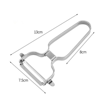 Daržovių kopūstų smulkintuvai nerūdijančio plieno bulvių skustukas, smulkintuvas Rankinis vaisių pjaustyklės žievelės virtuvės įtaisas
