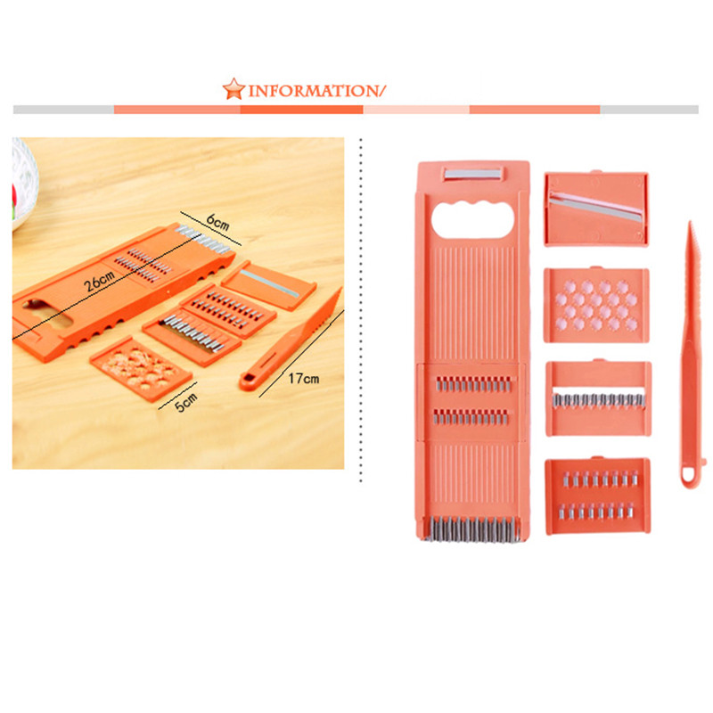 Köögiviljalõikur Multifunktsionaalne mandoliinilõikur Puuviljakartulikoorija Porgandiriiv Köögividinad Reguleeritav juurviljalõikur