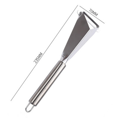 Триъгълник от неръждаема стомана Нож за резба на плодове Плата с плодове Артефакт Триъгълник Резачка за зеленчуци Неплъзгащ се Направи си декор Кухненски инструменти