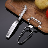 Rezač za guljenje od nehrđajućeg čelika za voće, povrće, krumpir, francuski rezač za mrkvu Kuhinjski alat za rezanje Brzinski rezač za guljenje