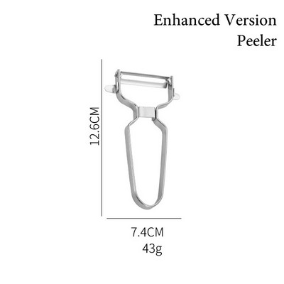 Rezač za guljenje od nehrđajućeg čelika za voće, povrće, krumpir, francuski rezač za mrkvu Kuhinjski alat za rezanje Brzinski rezač za guljenje