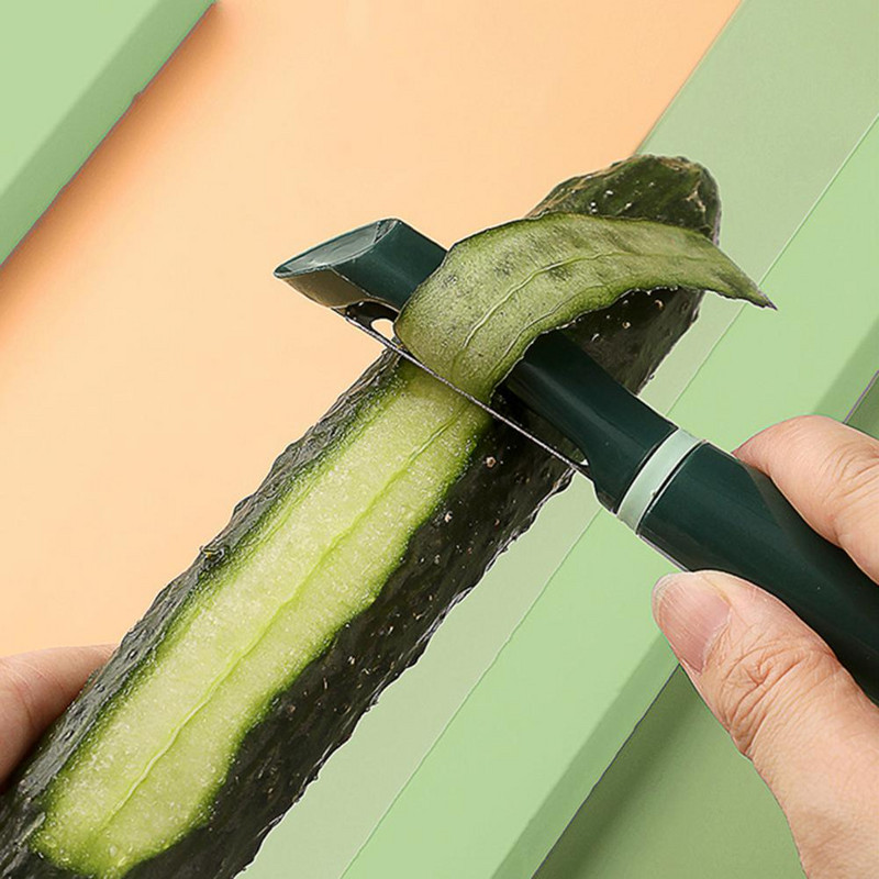3 színű multifunkcionális hámozó kés, praktikus konyhai gyümölcs-zöldség burgonyahámozó kés