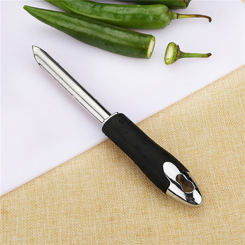 Αρχική Σελίδα Chili Pepper Corer από ανοξείδωτο ατσάλι Κολοκυθάκια κολοκυθάκια Cucumber Corers Special Gadgets κουζίνας με οδοντωτή άκρη