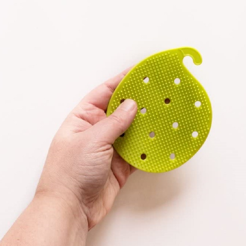 Köögiviljahari Silikoonist juurviljapuhastajad Puuvilja-juurviljapesumasin maisi siidieemaldaja kartulipuhastushari silikoonhari mais