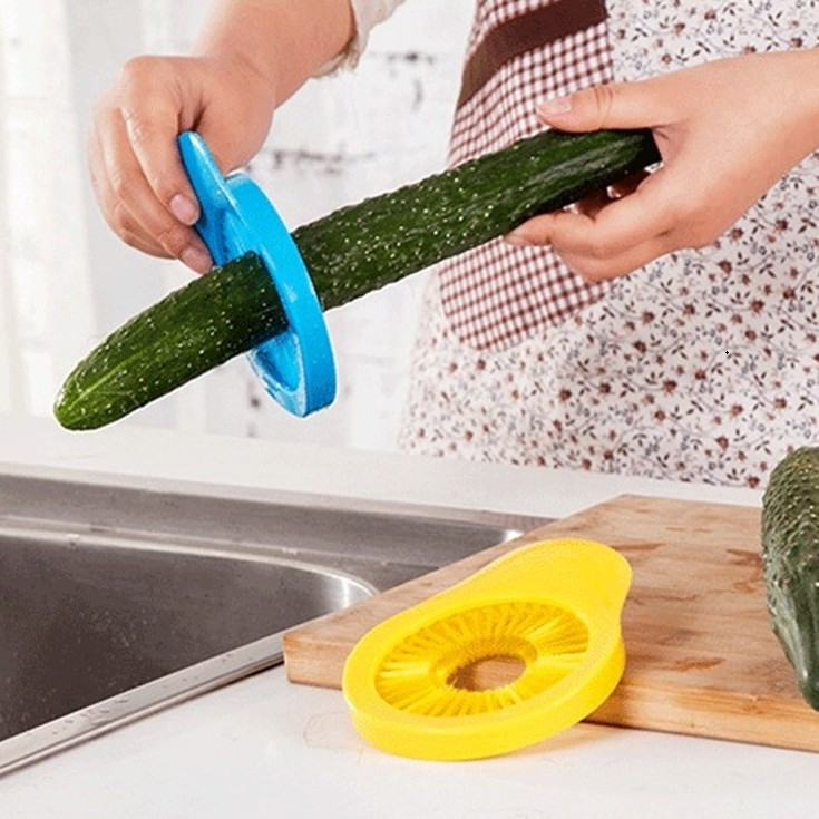 Puuvilja-köögiviljade puhastuspintsel Corn Yam Redise pesuharjad Ümmargused köögiviljade pinnapuhastus Köögi vidinad Tööriistad Värv Juhuslik