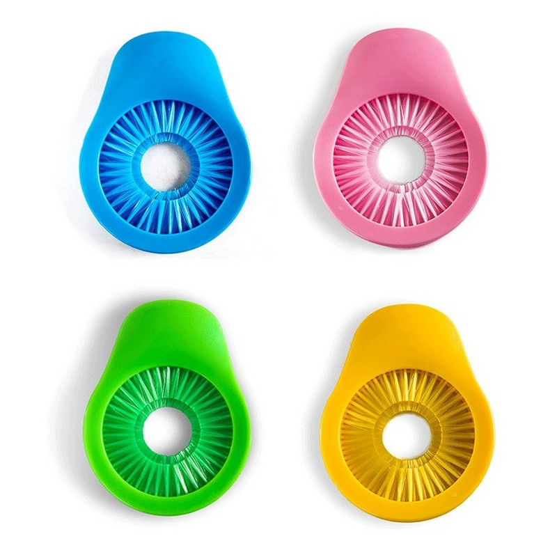 Puuvilja-köögiviljade puhastuspintsel Corn Yam Redise pesuharjad Ümmargused köögiviljade pinnapuhastus Köögi vidinad Tööriistad Värv Juhuslik